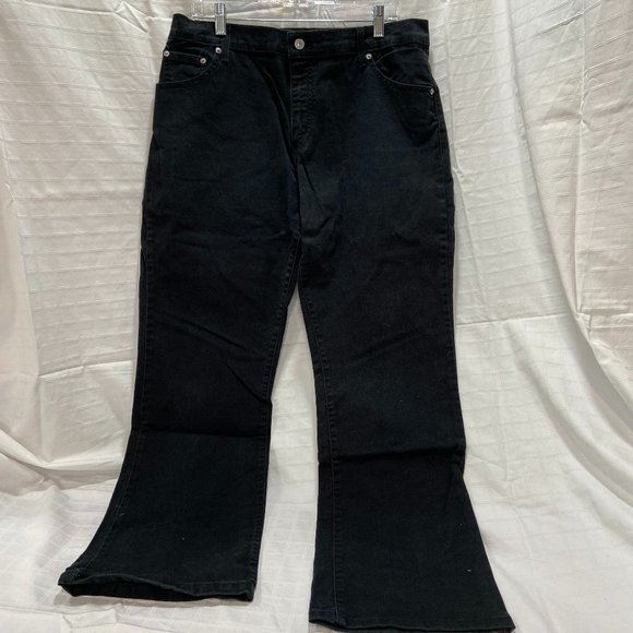 Levi's Denim - Ladies Levi's 505 Relaxed Boot Jeans size 16 Black